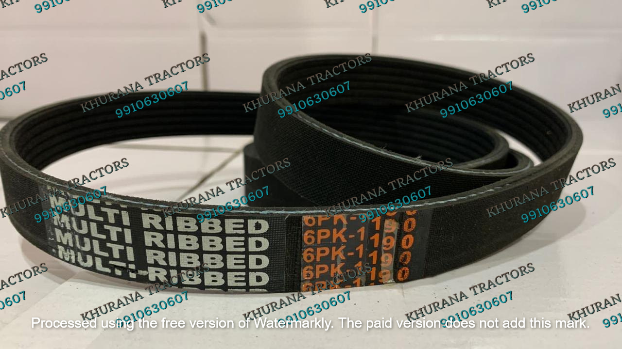 6PK1190 belt is a 6-rib serpentine (V-ribbed) belt with an effective length of 1190 mm